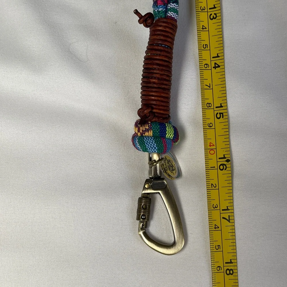 Colorful Woven Dog Collar with Charms - Picture 8 of 10